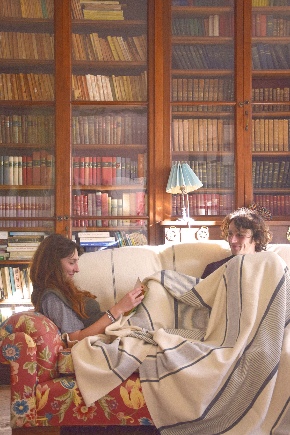 Couverture parc naturel d'auvergne en laine recyclée Couverture parc naturel d'auvergne en laine recyclée