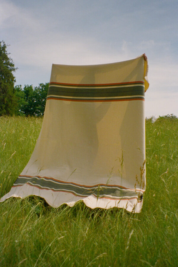 Couverture parc de la vanoise en laine recyclée