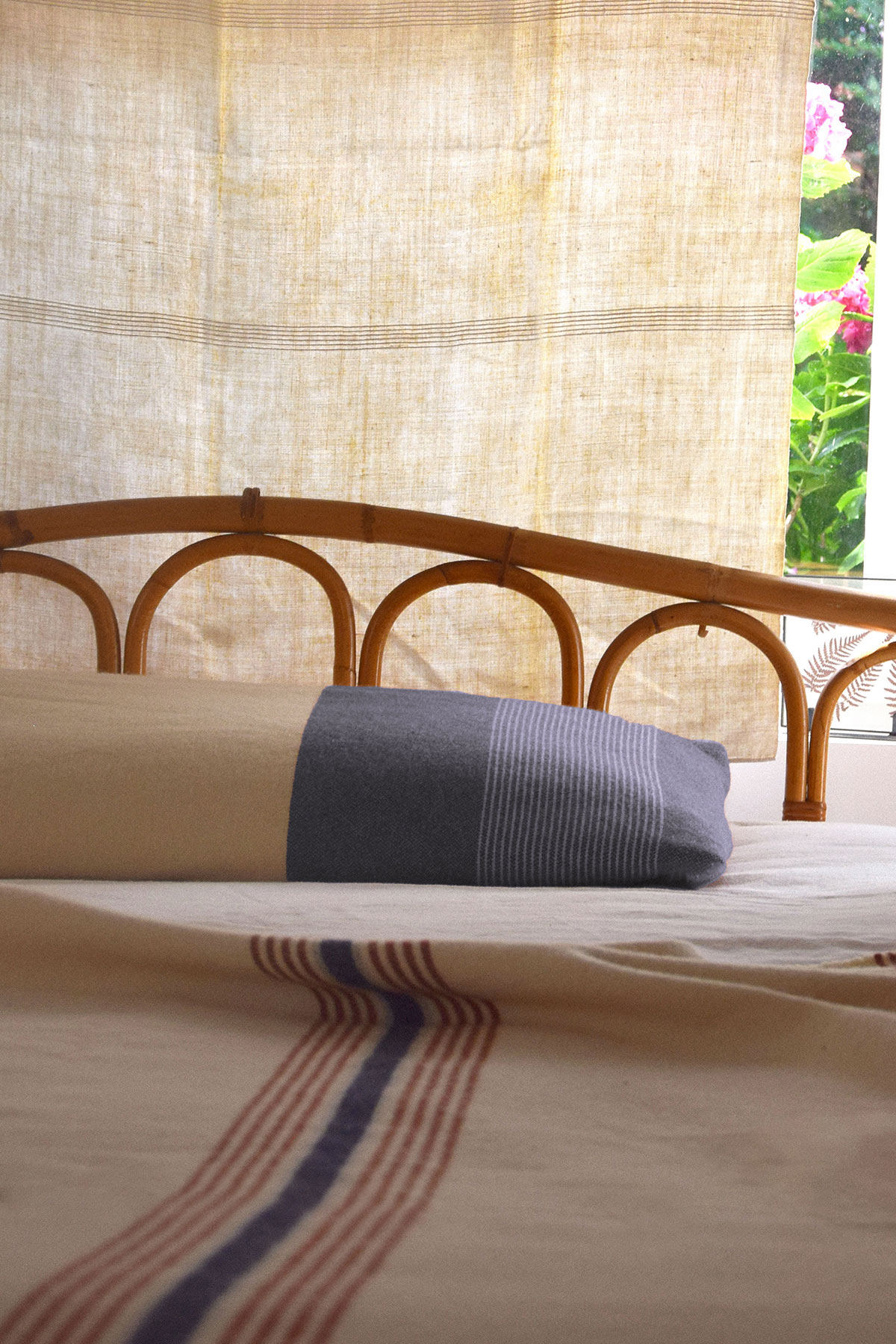 Coussin parc naturel du vercors en laine recyclée