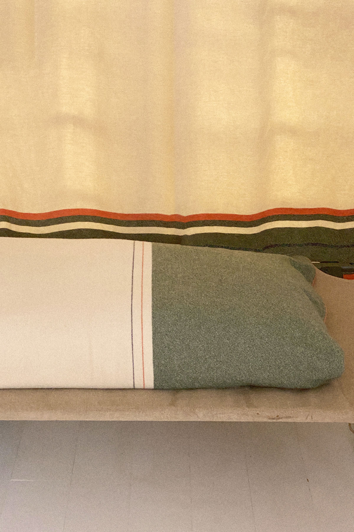 Coussin parc de la vanoise en laine recyclée Coussin parc de la vanoise en laine recyclée