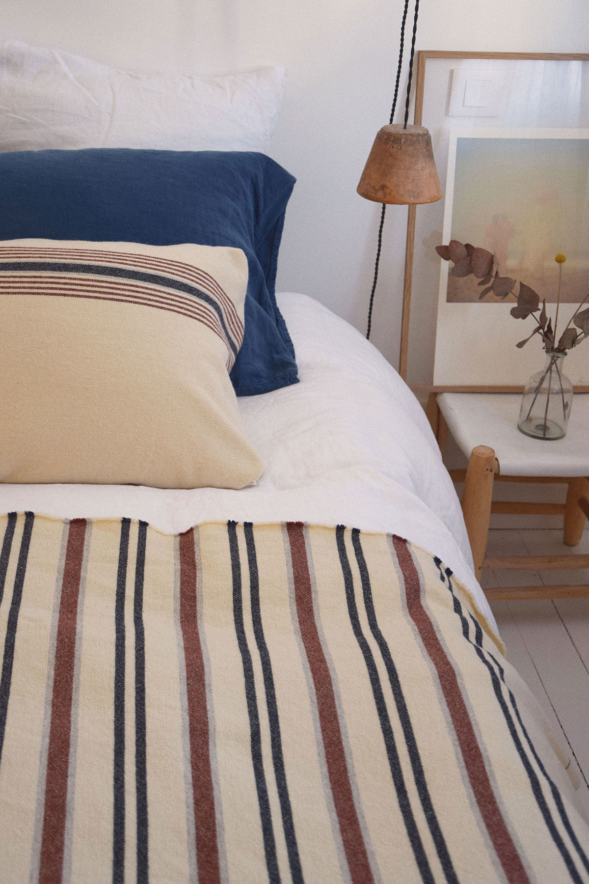 Couverture parc naturel des landes en laine recyclée Couverture parc naturel des landes en laine recyclée