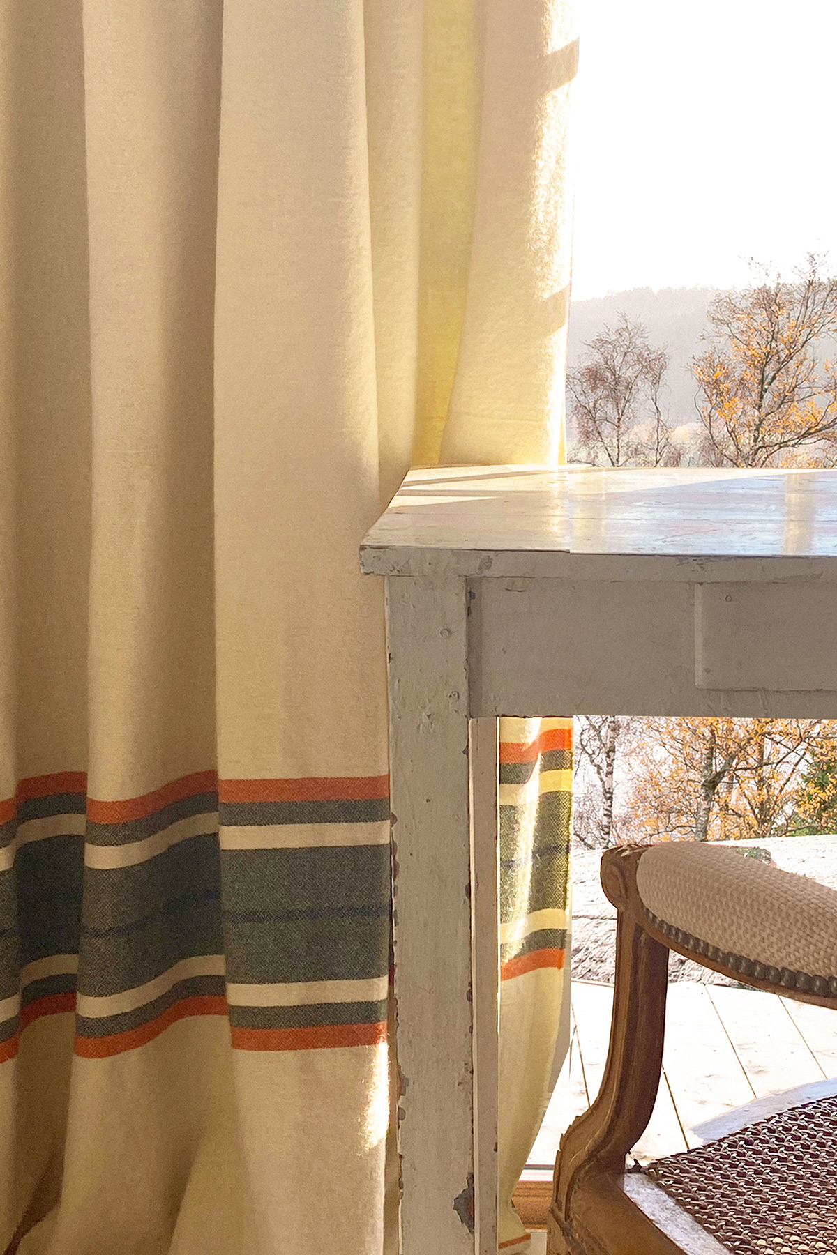 Rideaux parc de la vanoise en laine recyclée